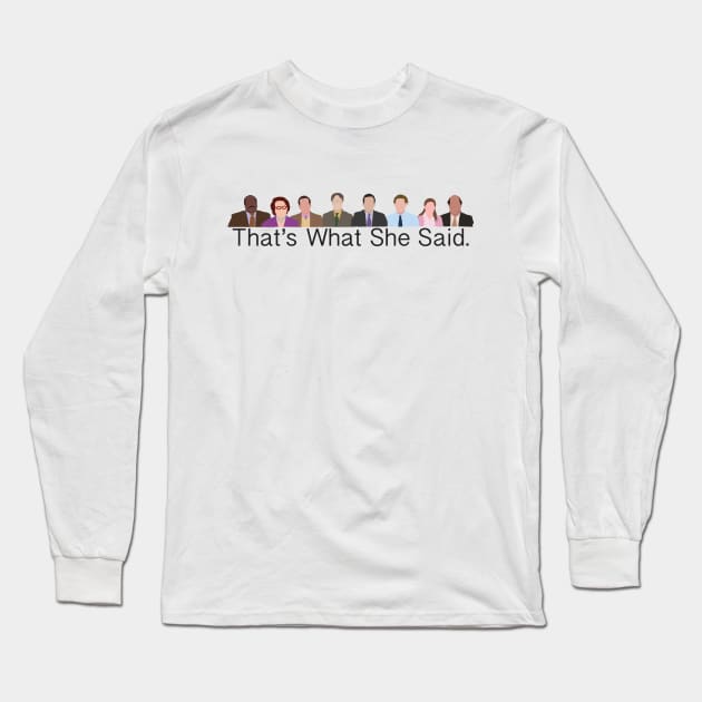 The Office Long Sleeve T-Shirt by JoshABaumArt